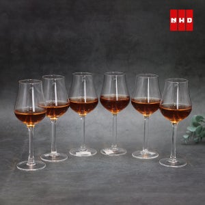 NHB 크리스탈 테이스팅 위스키잔 양주잔 튤립잔 스템잔 150ml, 6개