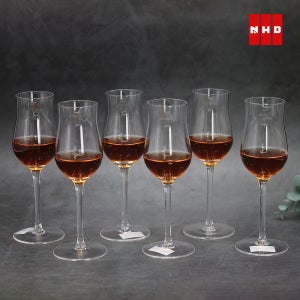 NHB 크리스탈 테이스팅 위스키잔 양주잔 튤립잔 스템잔 140ml, 6개