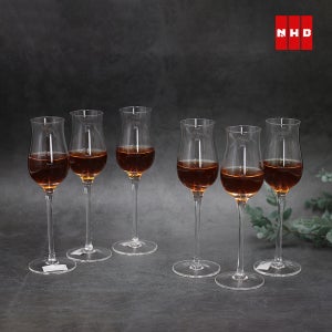 NHB 크리스탈 테이스팅 위스키잔 양주잔 튤립잔 스템잔 100ml, 6개