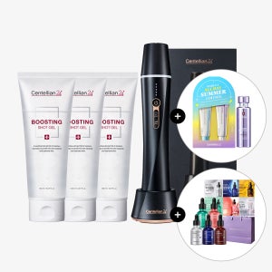 동국제약 센텔리안24 마데카 프라임 인피니티 1개 +부스팅샷젤 150mlx3개 +부스팅앰플 5종+타이트 리프팅 크림 세트+PDRN 세럼+샤쉐 6종 +쇼핑백/ 뷰티디바이스 홈케어기기