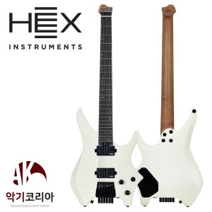 헥스 N400 S/IV 헤드리스 일렉기타 무광 아이보리