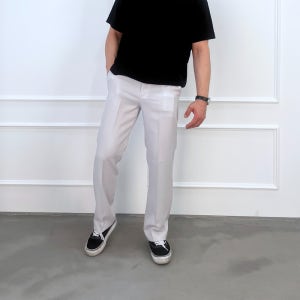 리올 남자정장바지 세미와이드 슬랙스 남자스판 정장