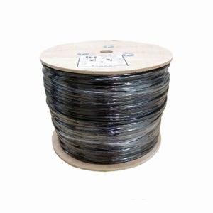 블랙 랜선 CAT6 300M 옥외용 드럼롤 제작 랜케이블 UTP 박스 단선 인터넷선