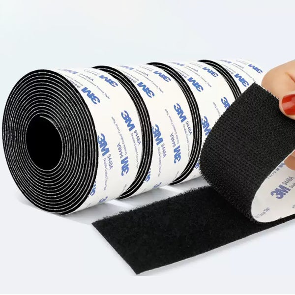 3M 벨크로 찍찍이 부직포 양면 테이프 초강력 암수한쌍 2cm x 1m