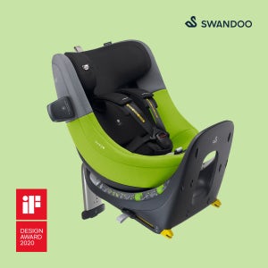 [스완두] 마리5 아이사이즈 신생아 회전형 카시트 라임 그레이