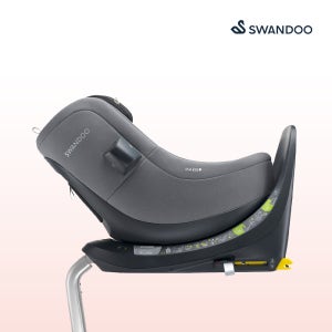 [스완두] 마리5 아이사이즈 신생아 회전형 카시트 세서미 그레이