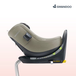 [스완두] 마리5 아이사이즈 신생아 회전형 카시트 알팔파베이지