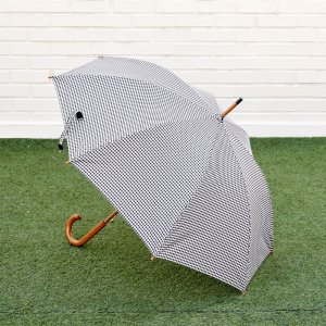 르포엠 런던 깅엄체크 자동 장우산 흑백체크 UY-001