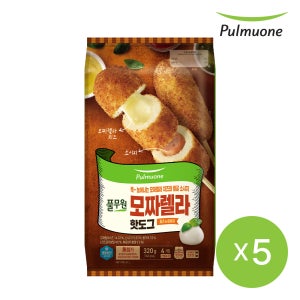 [슈퍼적립]풀무원 모짜렐라핫도그4입X5봉(총20입)