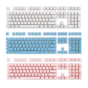 잭투스 PBT OEM 푸딩키캡 65%75% 80% 96% 100% 호환 키보드 129 키캡