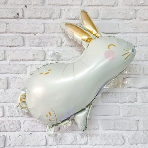 샤이한 토끼 은박풍선 / 부활절 토끼 풍선 아기 백일 첫돌 두돌 세돌 생일파티 용품