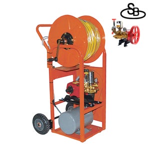 SB 이동식 동력분무기 세트 (전기모터식) 1.5마력 모터식 고압분무기