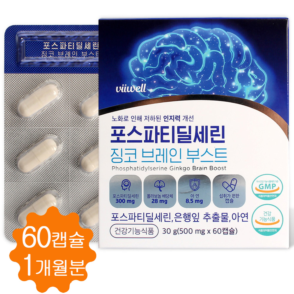 기억력·인지력엔 포스파티딜세린 징코