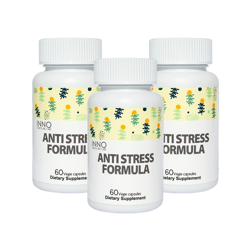 이노헬스 <b>안티 스트레스 포뮬러</b> 60캡슐 3통