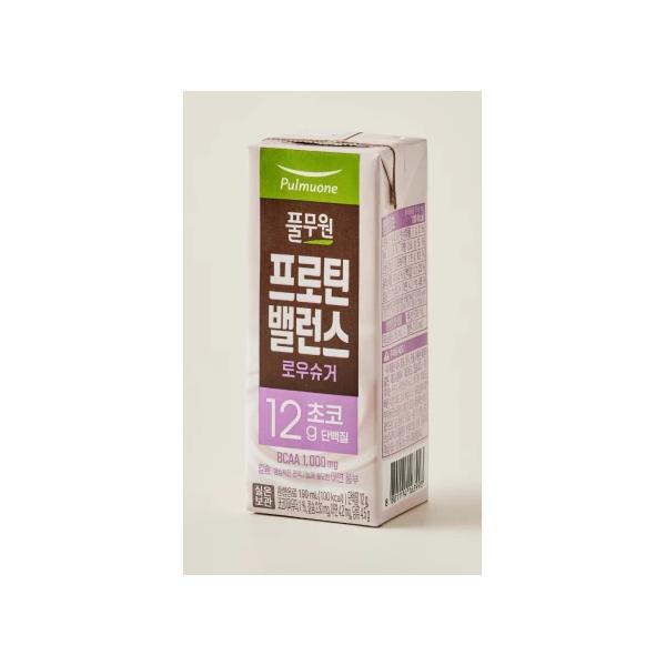 <b>풀무원</b> 기묘한수퍼 식사대용 프로틴밸런스 로우슈거 초코 (190ml) x 2병 영양간식 아연 <b>몸매관리</b> 식단<b>관리</b>
