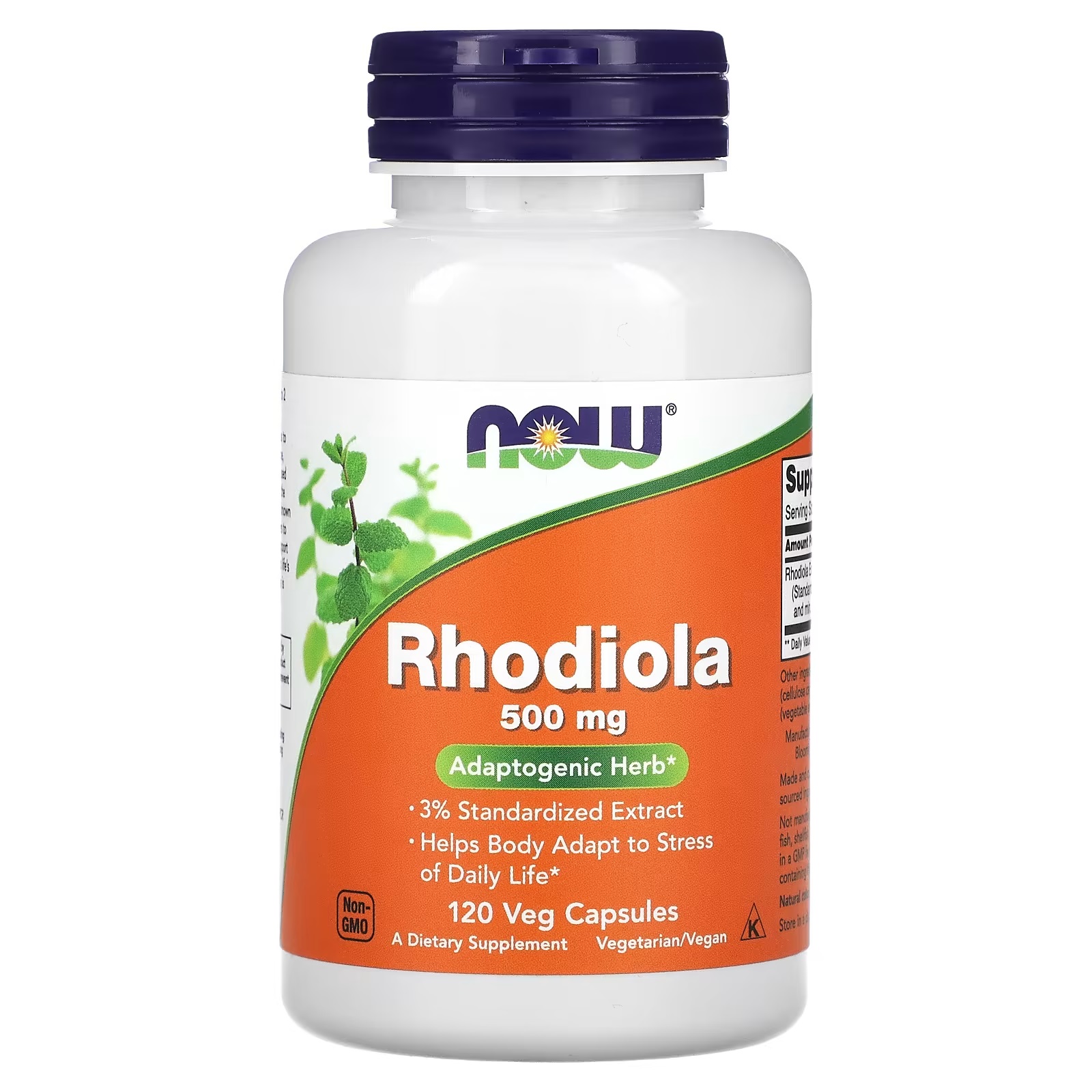 나우푸드 로디올라 홍경천 추출물 500 mg 120 베지캡슐
