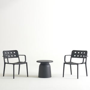 퓨어팝 라운지세트 플라스틱 테라스 의자테이블세트