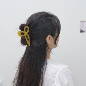 아즈나브르 그랭드보떼 로맨틱리본 대형 11cm 올림머리헤어 명품 집게헤어핀