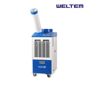 웰템 WPC-3100C 산업용에어컨 업소용 공장 창고 코끼리 이동식 1구 10평형