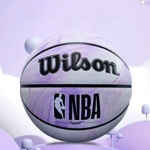 윌슨 NBA 농구공 Purple 실내외 훈련 표준 7호 PU