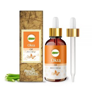 CRYSALIS Okra (Abelmoschus Esculentus) Oil | 100% Pure & Natural Undiluted Carrier Oil for Great for