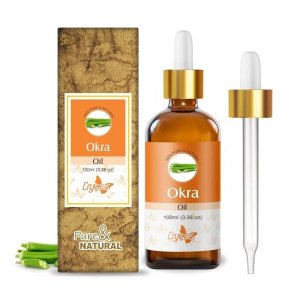 CRYSALIS Okra (Abelmoschus Esculentus) Oil | 100% Pure & Natural Undiluted Carrier Oil for Great Hai