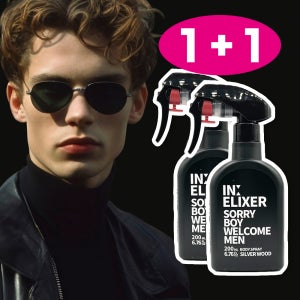 1+1 이넬릭서 바디 스프레이 200ml 실버우드 남자 스프레이 향수