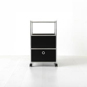 모듈가구 심플리 이동식 서랍장 1칸 BC605 46x46x69, 3단, 매트블랙 3215.3232