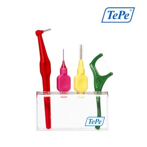 테페 덴잇 스웨덴 치간칫솔 거치대 욕실 스탠드 4구 아크릴 홀더