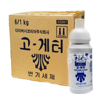 고게터 1리터 6개입 박스 욕실 화장실 변기세제 청소