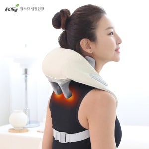 김수자 목어깨 마사지기 목 안마기 어깨 승모근 무선 KCM-8244