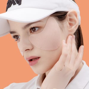 모델로 와이드 썬패치 자외선차단 골프 얼굴 눈밑 기미방지 UV차단 쿨패치 (1세트 5회분)