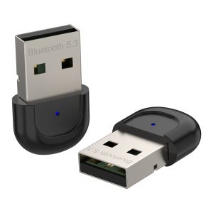 모란카노 블루투스 V5.3 무선 USB 수신기 동글 블랙
