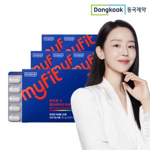 [12개월] 동국제약 마이핏V 올인원 종합 멀티 비타민 미네랄 포맨 포우먼 영양제 60정, 6개