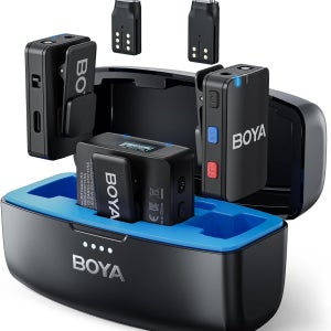 보야 정품 BOYAMIC 2.4G 2채널 무선마이크 C타입/iOS/TRS (수신기1/송신기2)
