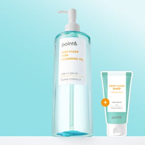 [네이버 단독증정] 포인트앤 딥 클린 포어 클렌징 오일 대용량 490ml / 블랙헤드 제거 딥클렌징