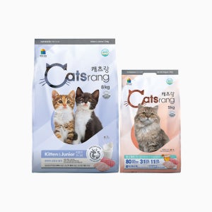 캐츠랑 키튼&주니어 8kg + 캐츠랑 전연령 5kg