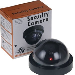 모형CCTV 가짜 감시카메라 돔형 LED 도난방지