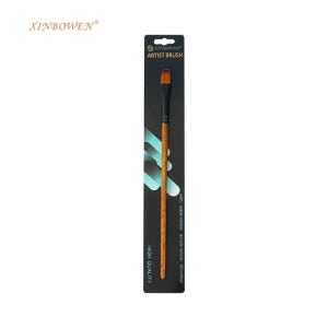 지누아트 아크릴붓 평붓 단품 전문가용 4호, 1개