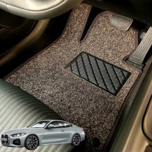 BMW 4시리즈 팔로마 카매트 뉴 코일매트 자동차 발매트 발판 브라운 1열운전석+조수석