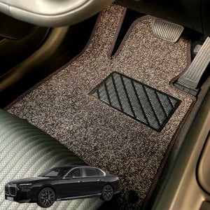 BMW 7시리즈 팔로마 카매트 뉴 코일매트 자동차 발매트 발판 브라운 1열운전석+조수석