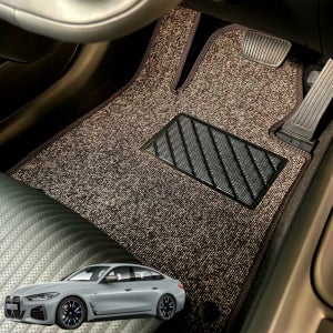 BMW i4M50 팔로마 카매트 뉴 코일매트 자동차 발매트 발판 브라운1열운전석+조수석