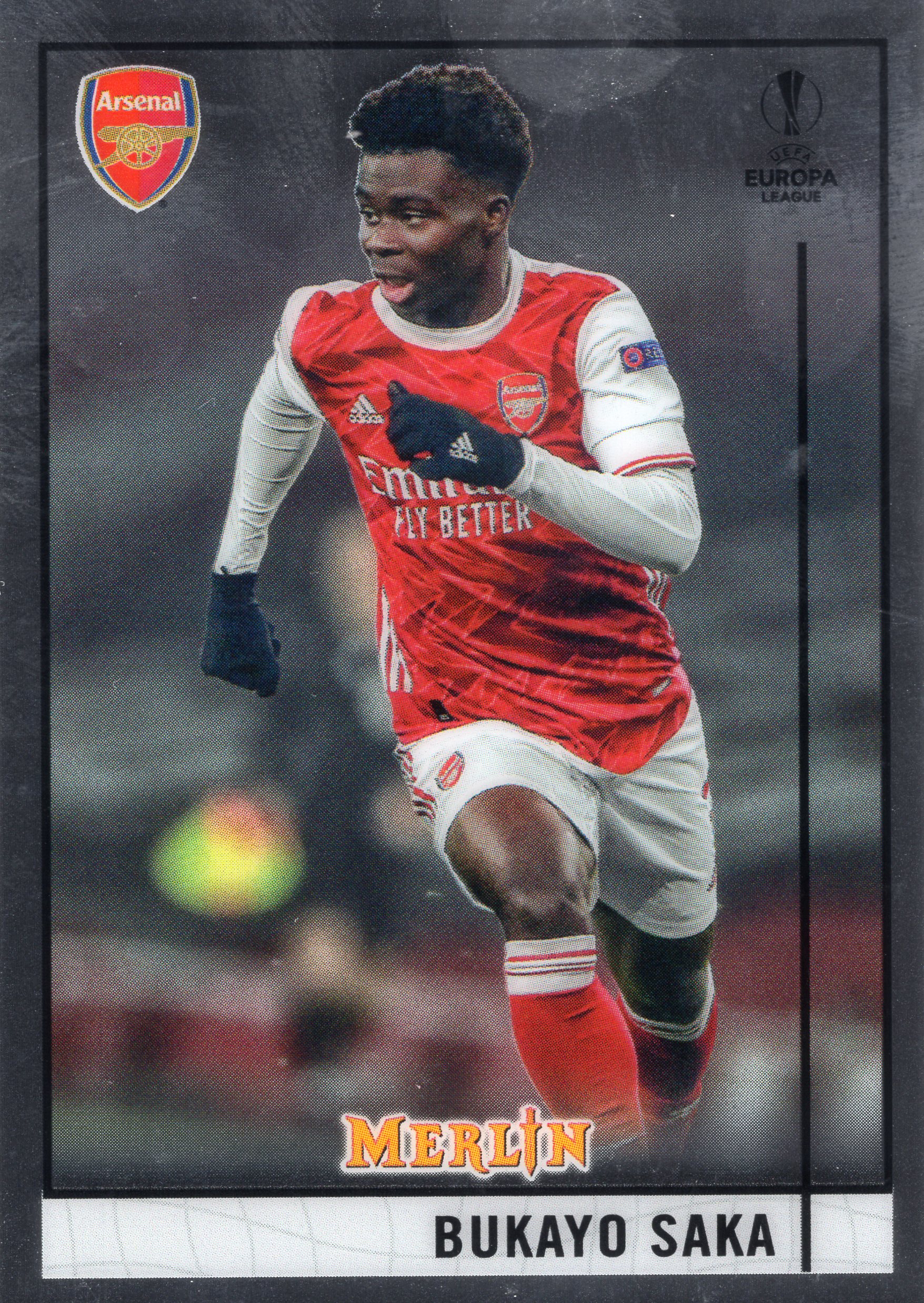 부카요 사카 탑스 멀린 2020-21 Topps Merlin 축구카드 아스널 4270