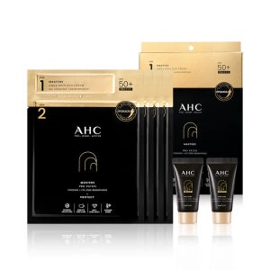 AHC 마스터즈 프로패치 2스텝 (4매) + 아쿠아리치선크림10ml