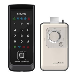 지문인식 도어락 현관문 보조키 번호 디지털 스마트 아파트용 상가 ME-R50F