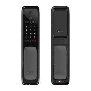 지문인식 푸시풀 도어락 현관문 번호키 스마트 디지털 ME-P71F