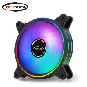 강원전자 Moonlight ARGB PWM 120mm 쿨링팬(블랙/단품) NM-DPR04413