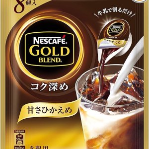 네스카페 아이스커피 포션커피 골드블렌드 8개입 4봉지 세트 일본구매대행