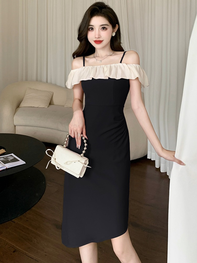 오프숄더 원피스 파스텔 휴가철 바캉스룩 원피스