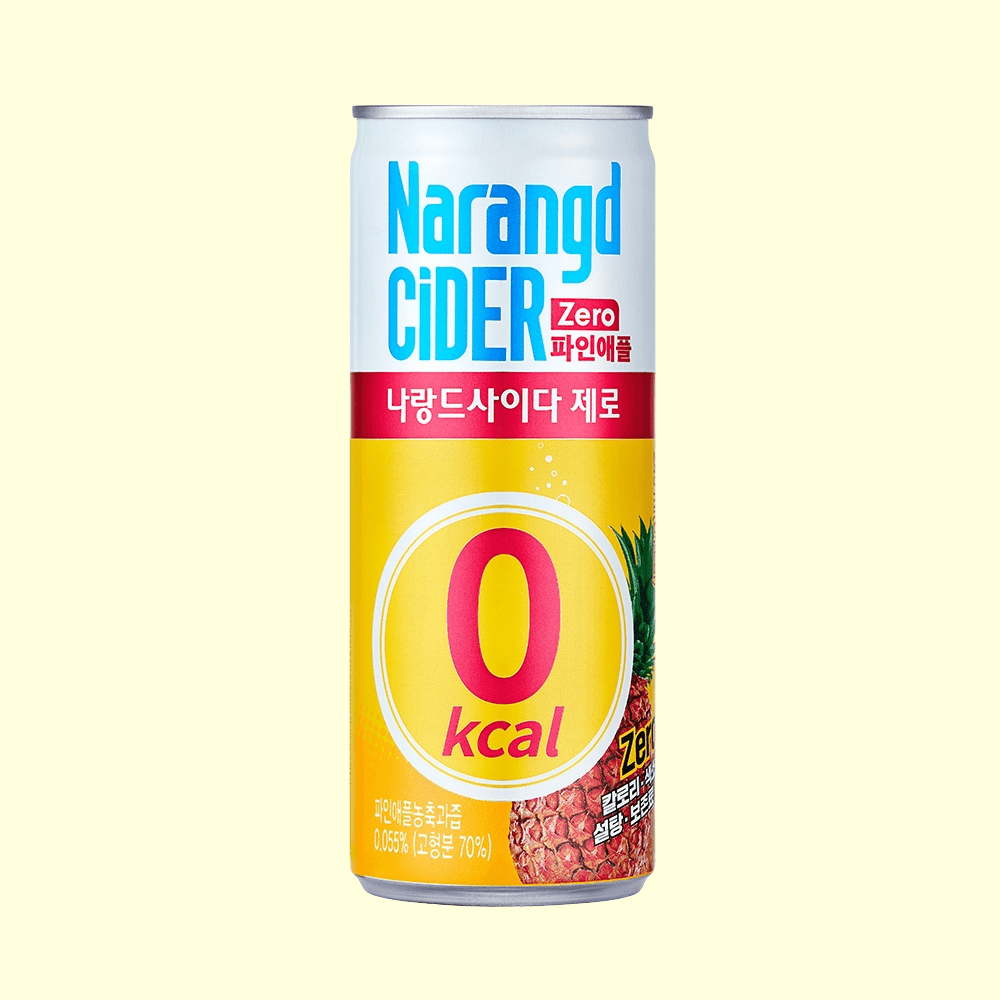 나랑드사이다 제로 파인애플 245ml 30캔